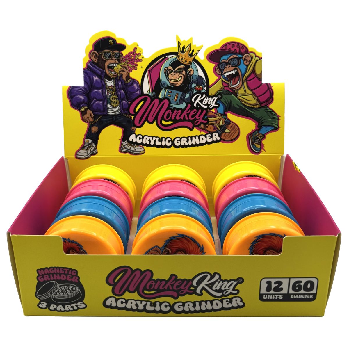 Grinder Monkey King Acrílico 60mm