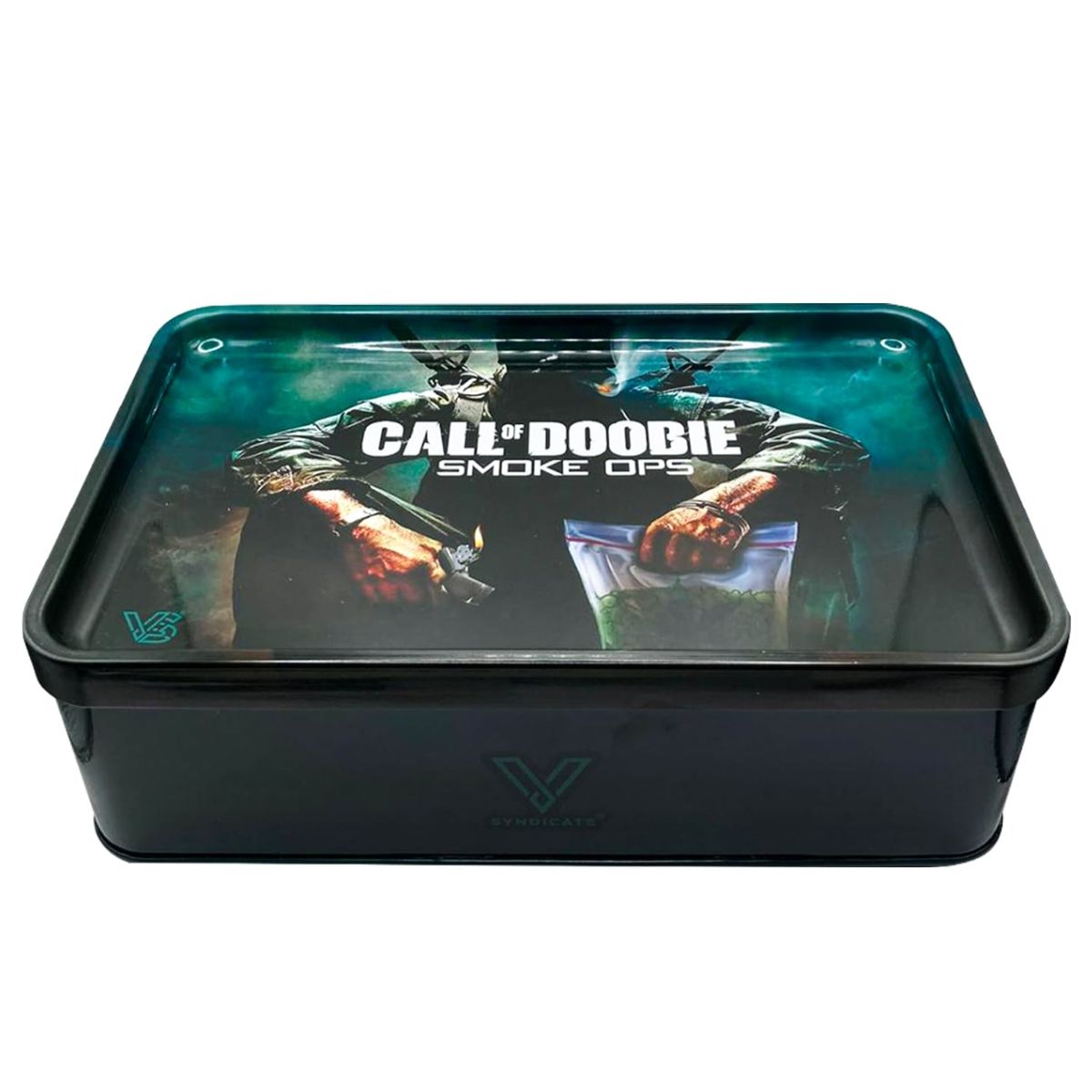 Tabuleiro e caixa Call of Doobie