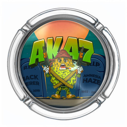 Cinzeiro Best Buds AK47 em vidro